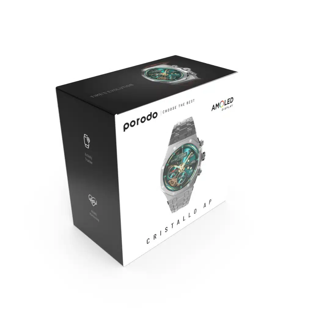Smartwatch Porodo CristalloAP com Mostrador Azul - Image 2