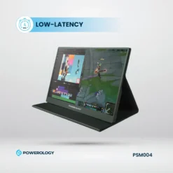 Monitor portátil ultrafino Powerology com tela IPS de 15,6