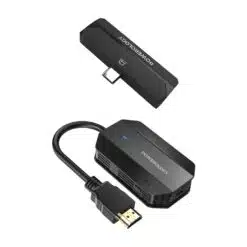 Alternative view of Adaptador HDMI para HDMI Tipo C sem fio Powerology para áudio e vídeo - Preto
