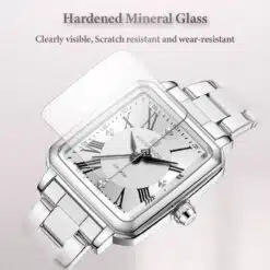 Relógio feminino FullSilver Dames Horloge Naviforce NF5065 estilo luxuoso e exclusivo (Original) - Image 10