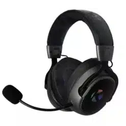 Fone de ouvido gamer sem fio K10 com conectividade tri-modo – Preto