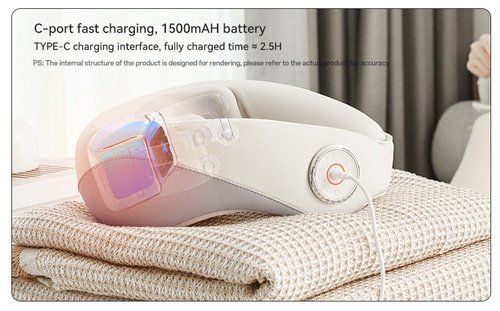 Massageador Elétrico de Pescoço Yesido MG14 com Terapia de Calor