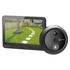 Vídeo Porteiro Inteligente EZVIZ HP4 Peephole Doorbell IR WiFi Full HD Preto