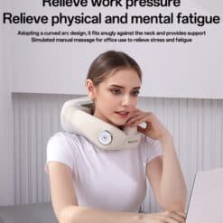 Massageador Elétrico de Pescoço Yesido MG14 com Terapia de Calor