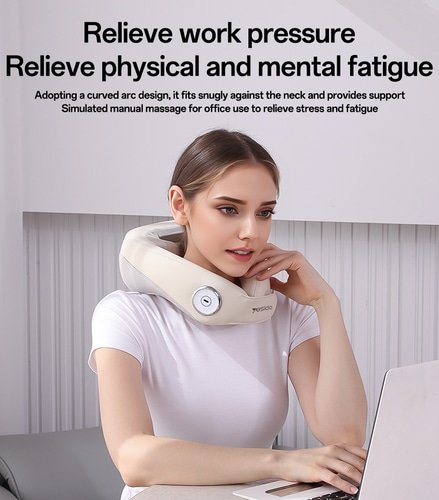 Massageador Elétrico de Pescoço Yesido MG14 com Terapia de Calor