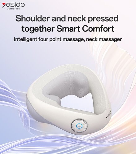 Massageador Elétrico de Pescoço Yesido MG14 com Terapia de Calor