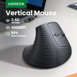Rato vertical sem fio ergonômico Ugreen M571 Cinza - Image 5