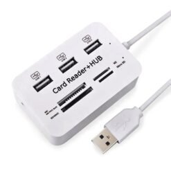 Leitor de Cartão de Memória Usb 2.0 Hub Usb Alta Velocidade