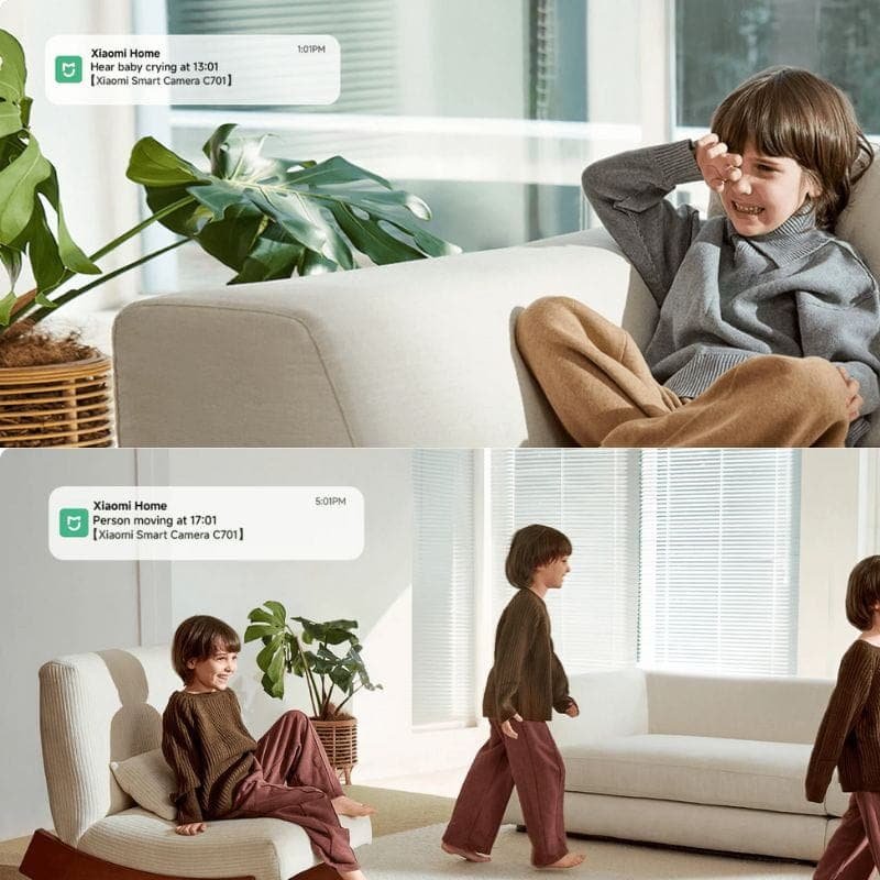 Xiaomi Smart Camera C701 Câmara de Vigilância Interior 4K 360° Wi-Fi 6 c/ IA e Domótica - Image 9