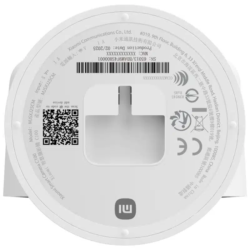 Xiaomi Smart Camera C100 Câmara de Vigilância 2K Wi-Fi - Image 6