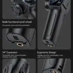 Estabilizador Gimbal de 3 Eixos c/ Rastreamento de IA Bastão de Selfie e Tripé SF32 - Image 4