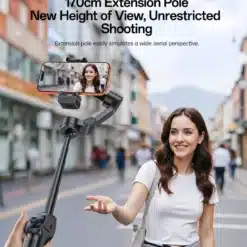 Estabilizador Gimbal de 3 Eixos c/ Rastreamento de IA Bastão de Selfie e Tripé SF32 - Image 7