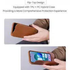 Capa de couro Nillkin Qin Pro para Samsung Galaxy A56 5G - Image 9