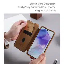 Capa de couro Nillkin Qin Pro para Samsung Galaxy A56 5G - Image 10