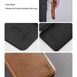 Capa de couro Nillkin Qin Pro para Samsung Galaxy A56 5G - Image 11
