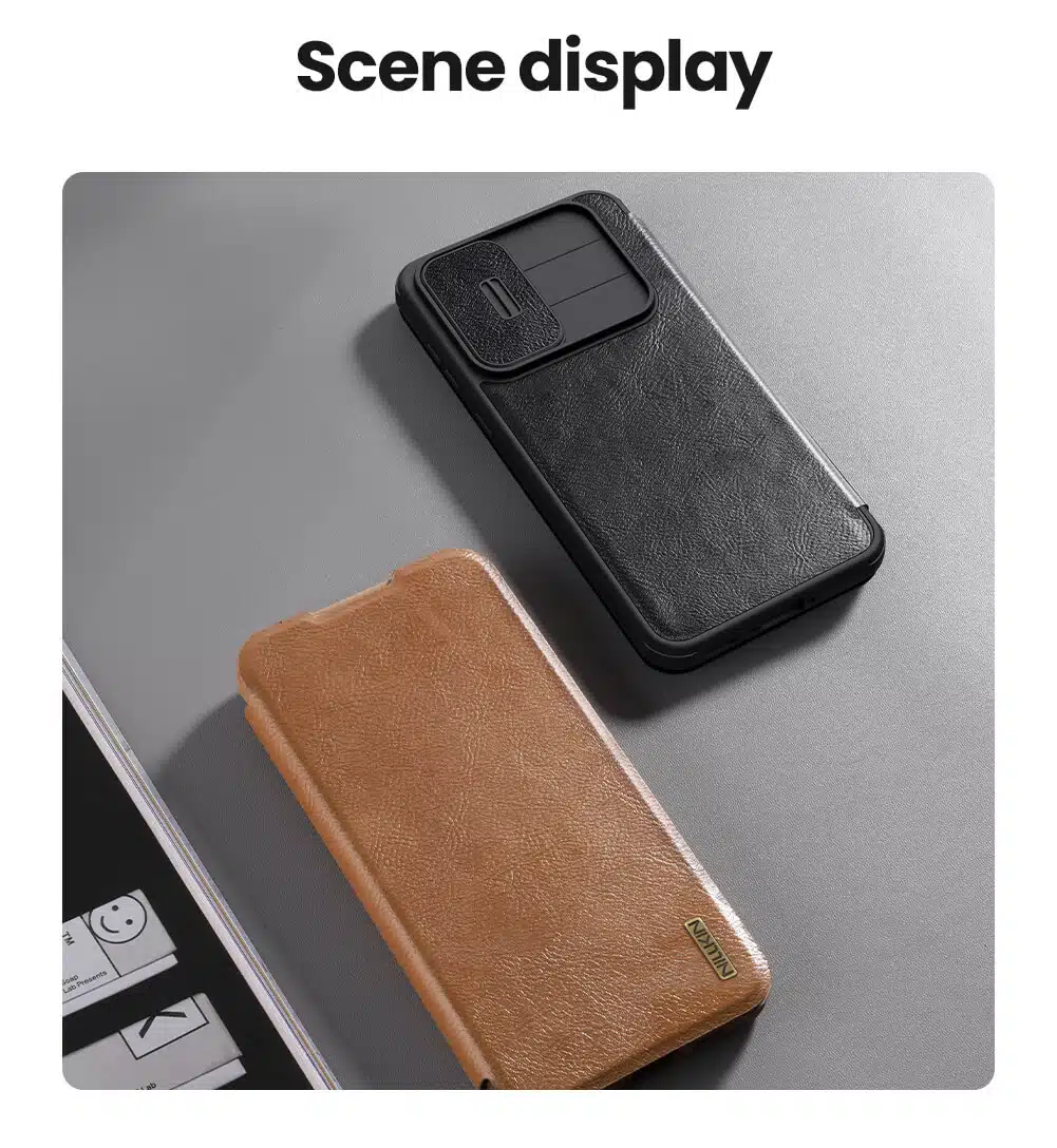 Capa de couro Nillkin Qin Pro para Samsung Galaxy A56 5G - Image 12
