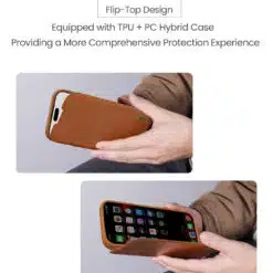 Capa de couro Nillkin Qin Pro Series para Apple iPhone 17 Pro Max - Image 13