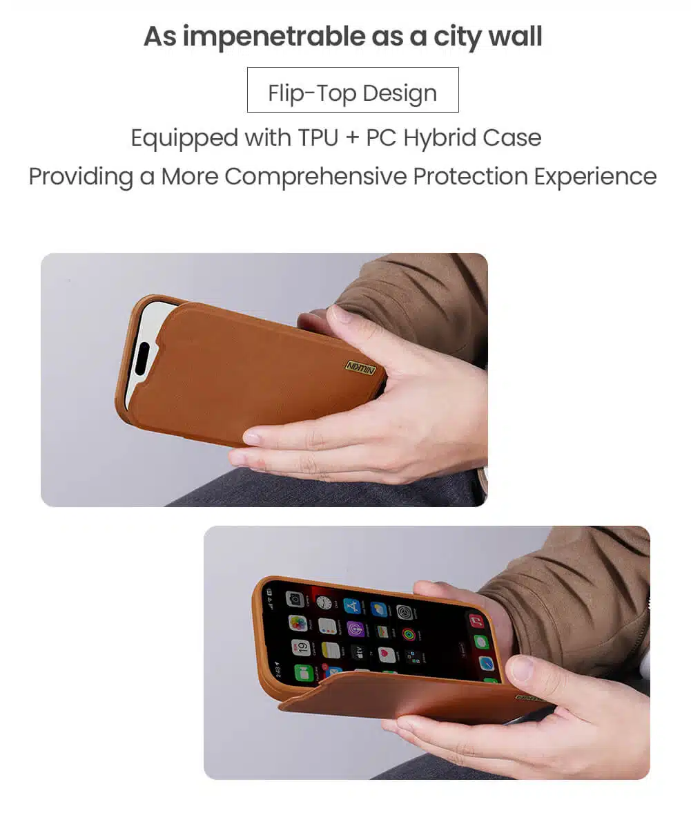 Capa de couro Nillkin Qin Pro Series para Apple iPhone 17 Pro Max - Image 13