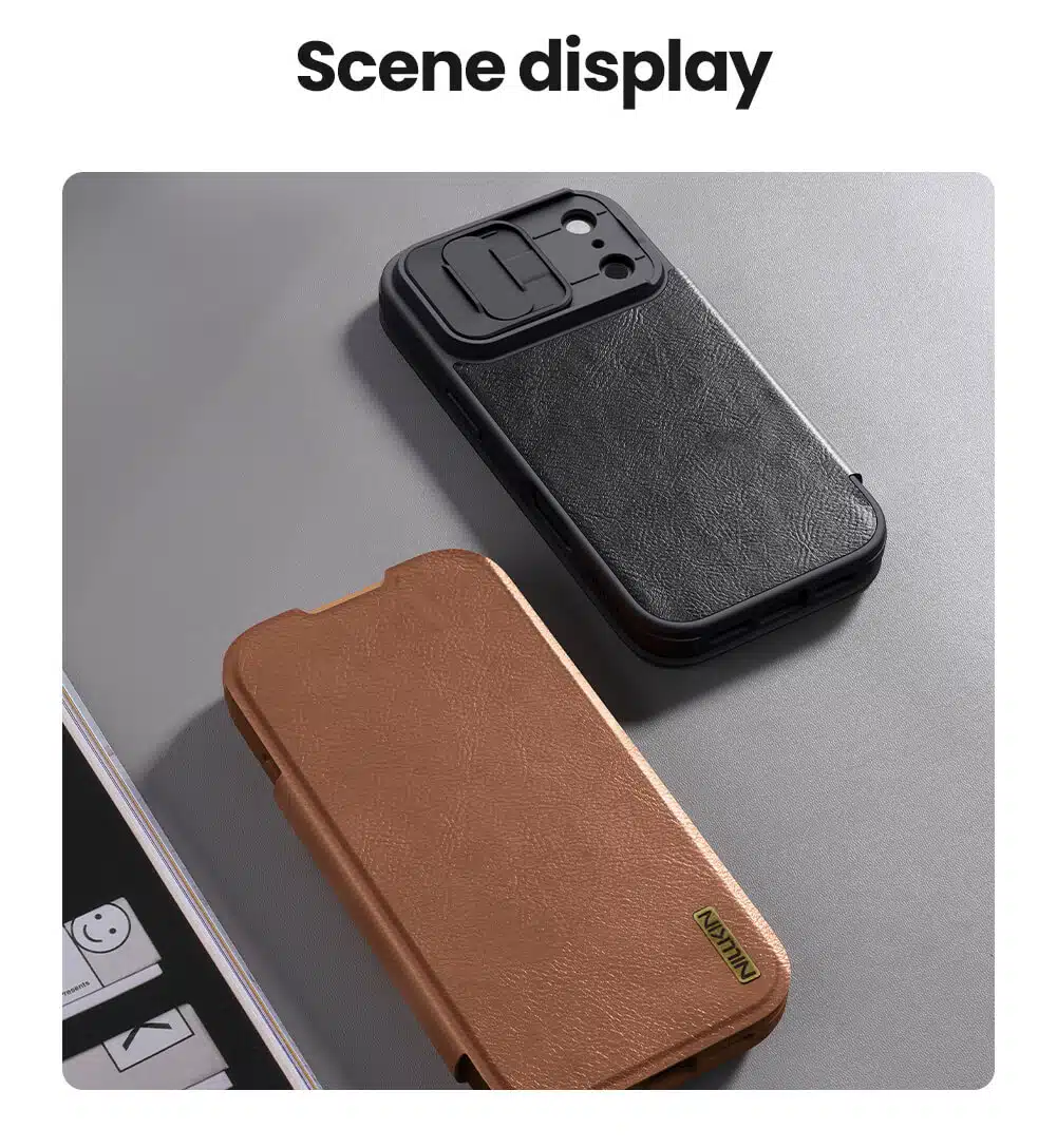 Capa de couro Nillkin Qin Pro Series para Apple iPhone 17 Pro Max - Image 10