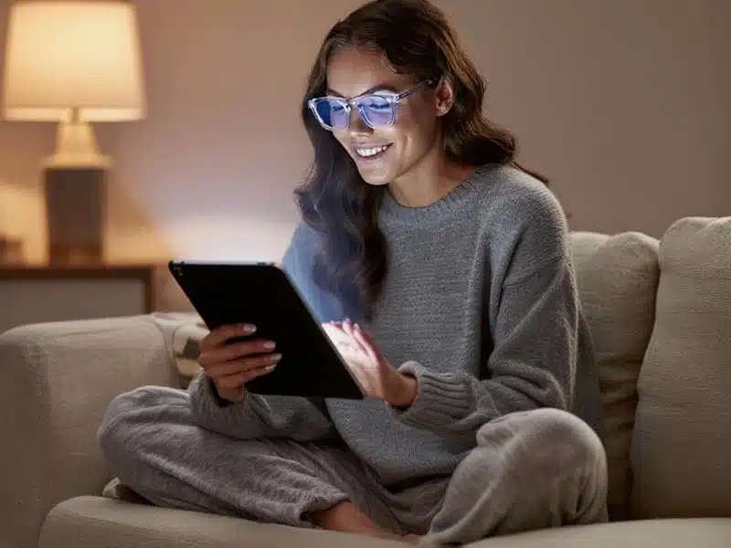 Óculos Green Lion Anti Luz Azul, Óculos com Bloqueio de Luz Azul, Óculos para Computador Unissex, Antifadiga e Antirreflexo; Óculos para Jogos Antirreflexo, para Telas, Jogos, TV, Celulares