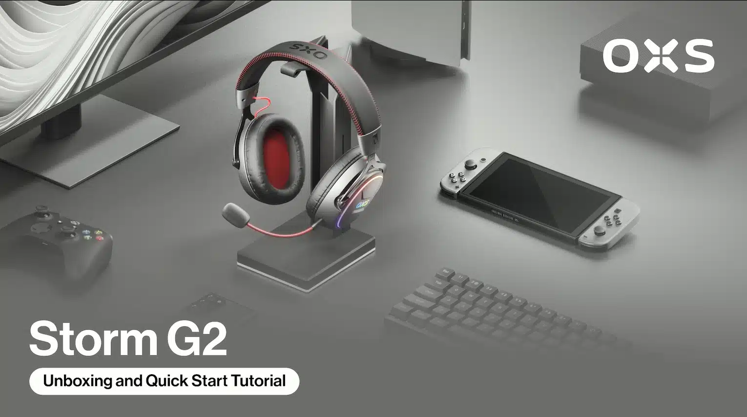 Auscultadores Gaming Sem Fio Storm G2 3 Modos com 7.1 Surround - Preto - Image 10