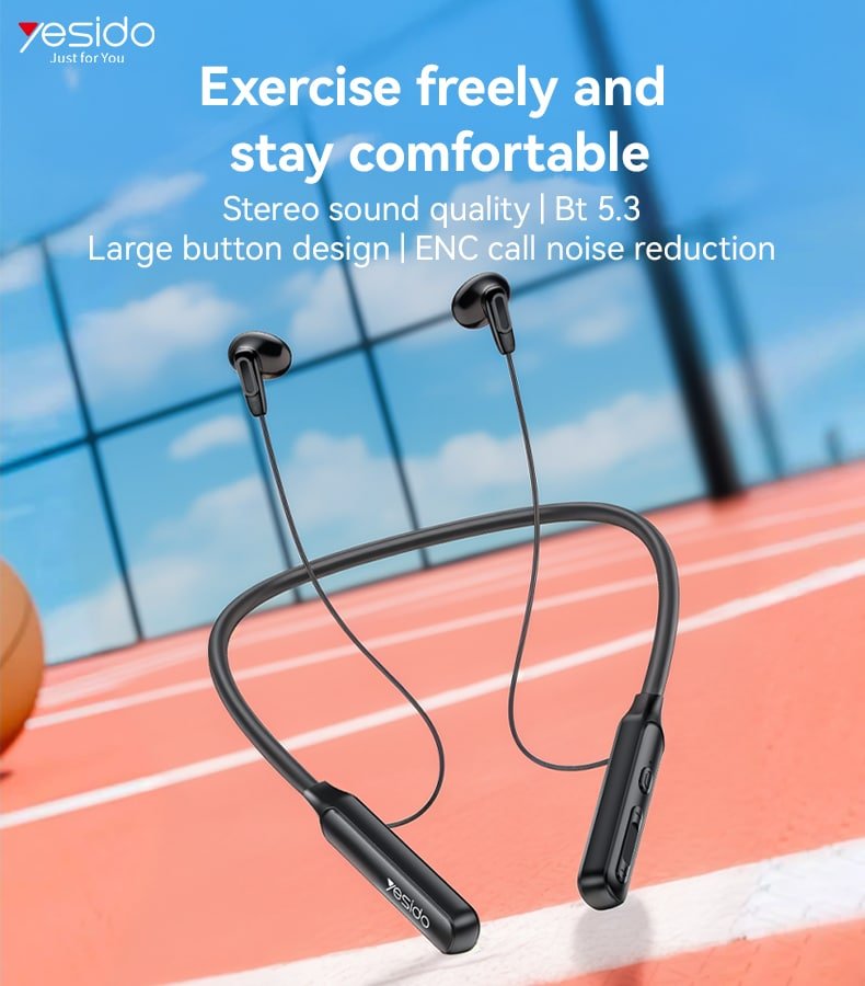 Auriculares Bluetooth YSP21 BT5.3 Magnetic Neeckband com cancelamento de ruído em chamadas - Image 4
