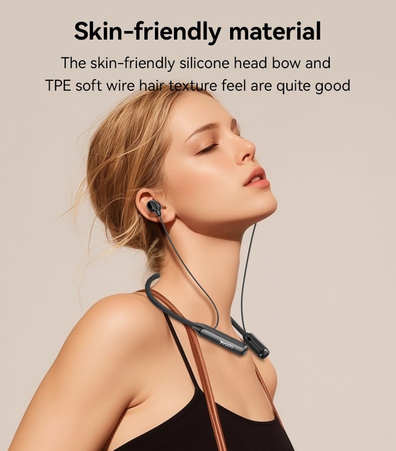 Auriculares Bluetooth YSP21 BT5.3 Magnetic Neeckband com cancelamento de ruído em chamadas - Image 7