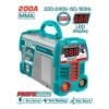 Máquina de solda digital Total Tools 200 Amp Inversora MMA - TW220069