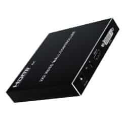 Controlador de parede de vídeo 2x2 2x1 3x1 1x3 1x4 Vga Hdmi Splicing 4 Processador de vídeo Tv Led & lcd Processador de vídeo Controlador de parede com legendas