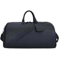 Mala de viagem Levelo Carryall em couro PU - Preta loja de angola