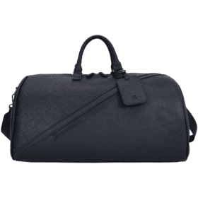 Mala de viagem Levelo Carryall em couro PU - Preta loja de angola