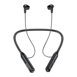 Fone de ouvido Bluetooth YSP21 BT5.3 com cancelamento de ruído em chamadas, conchas auriculares magnéticas, botões grandes e design com alça de pescoço.