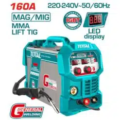 Máquina de solda inversora Total Tools 160 Amp 220 Volt Soldagem 1,6:4 mm - TMGT16058