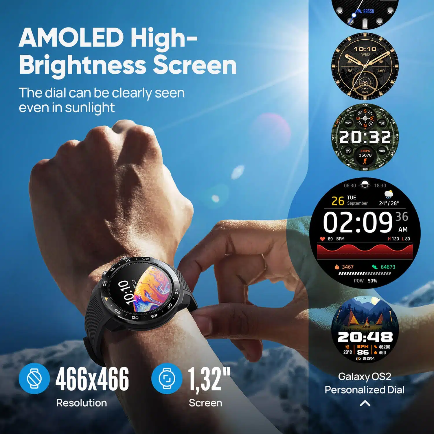 Smartwatch (Relogio Inteligente) Mibro GS Explorer S Dual GPS c/ 10ATM - Image 31