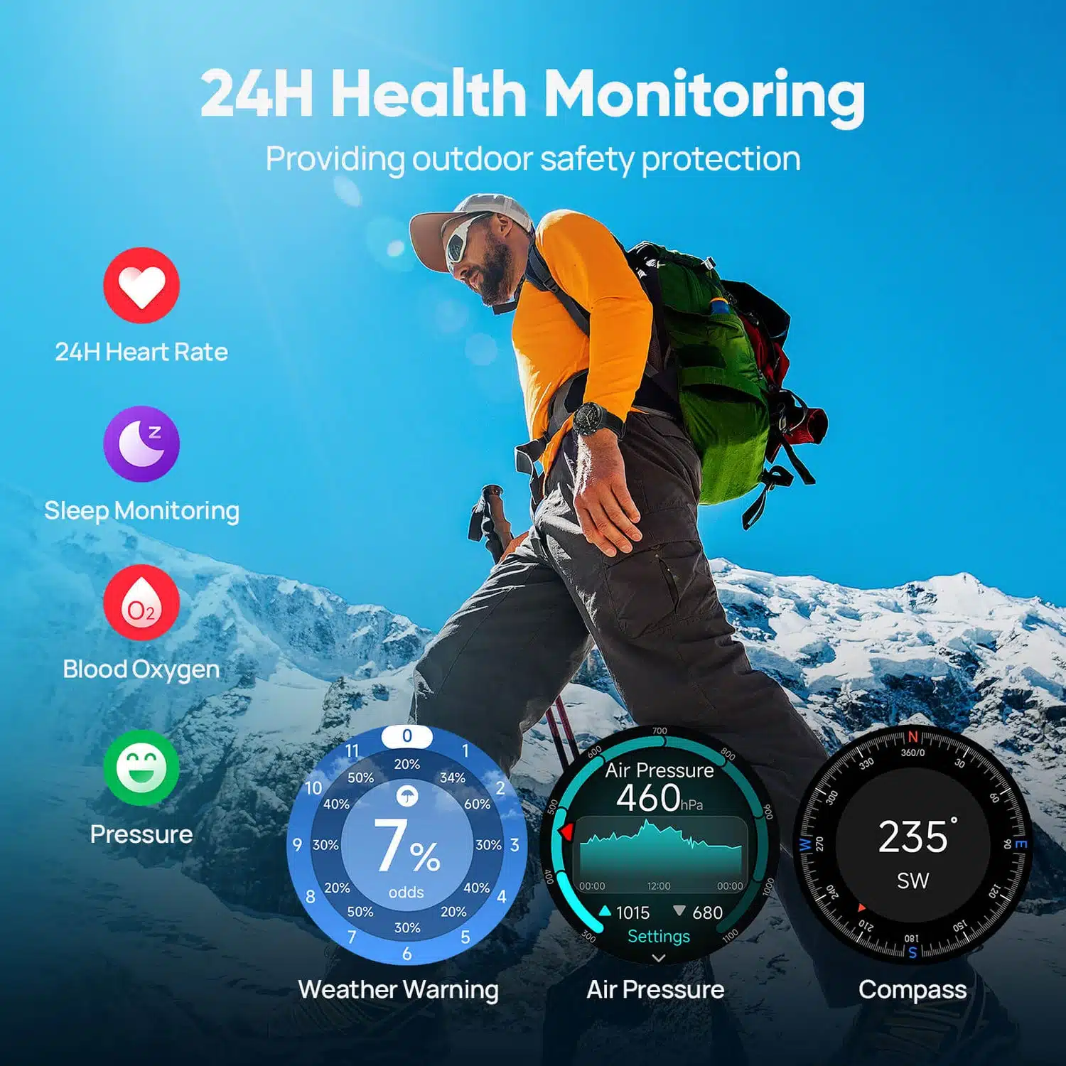 Smartwatch (Relogio Inteligente) Mibro GS Explorer S Dual GPS c/ 10ATM - Image 26