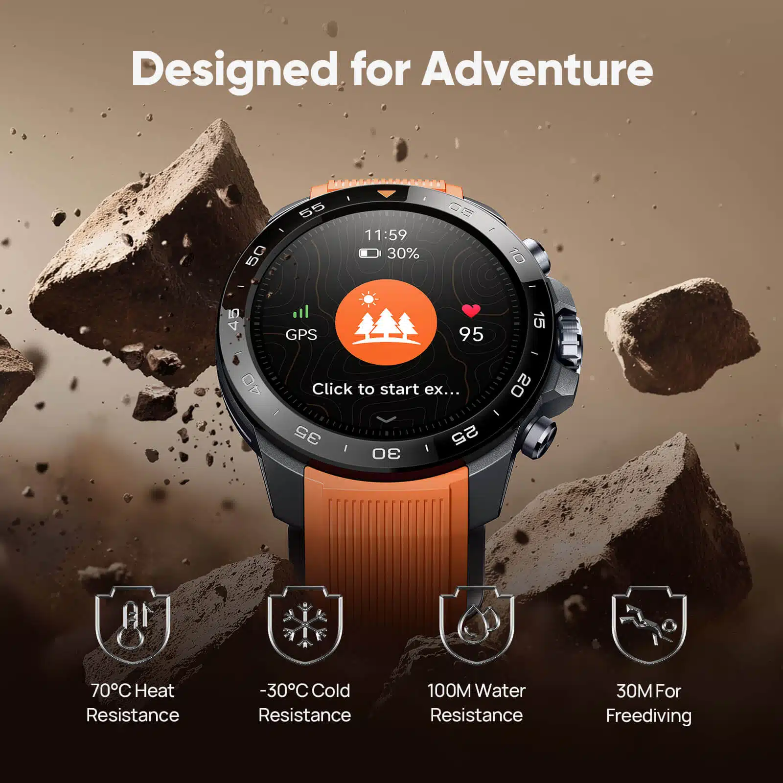 Smartwatch (Relogio Inteligente) Mibro GS Explorer S Dual GPS c/ 10ATM - Image 35