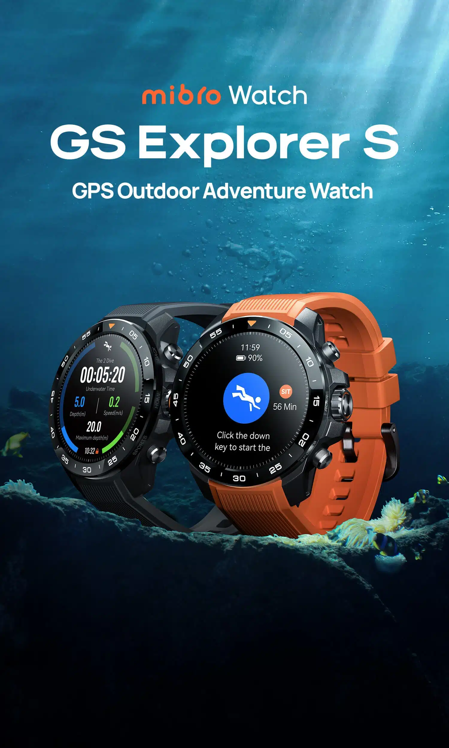 Smartwatch (Relogio Inteligente) Mibro GS Explorer S Dual GPS c/ 10ATM - Image 15