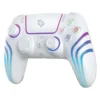 Controle sem fio Porodo Gaming Shadowx para PS5 com touchpad e vibração.