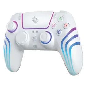 Controle sem fio Porodo Gaming Shadowx para PS5 com touchpad e vibração.