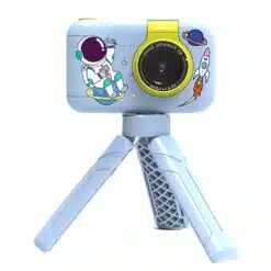 Câmera digital infantil Porodo Lifestyle com tripé - Azul - Image 2