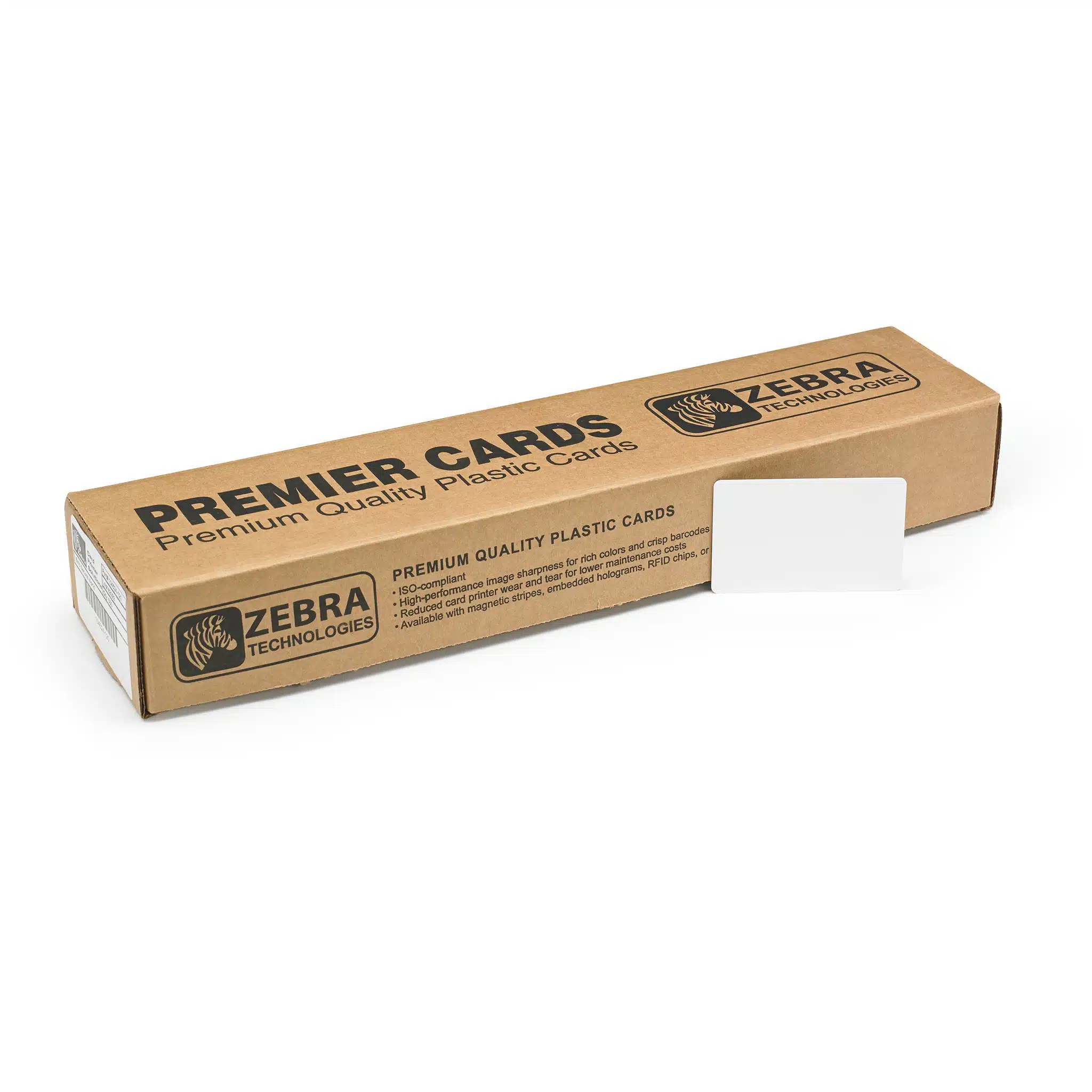 Zebra 500 Cartões PVC Premier
