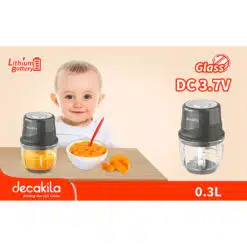 Alternative view of Mini picador de alimentos sem fio Decakila 300ml 30w