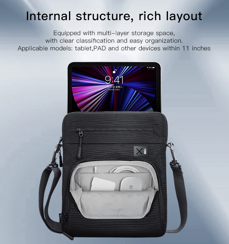 Bolsa transversal em poliéster repelente à água, ideal para viagens e armazenamento de artigos esportivos - YESIDO - Image 7