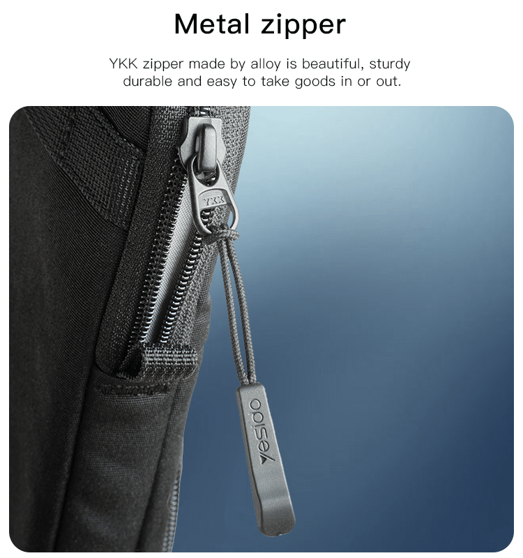 Bolsa transversal em poliéster repelente à água, ideal para viagens e armazenamento de artigos esportivos - YESIDO - Image 6