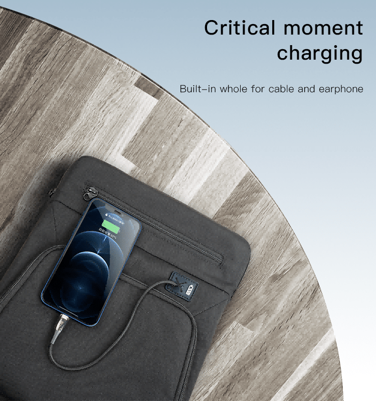 Bolsa transversal em poliéster repelente à água, ideal para viagens e armazenamento de artigos esportivos - YESIDO - Image 9