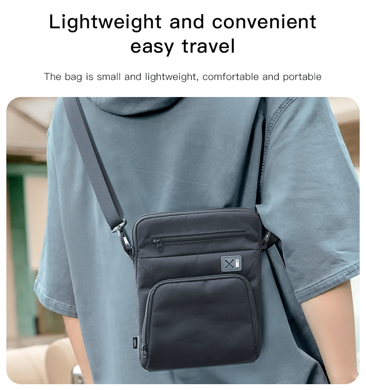 Bolsa transversal em poliéster repelente à água, ideal para viagens e armazenamento de artigos esportivos - YESIDO - Image 8