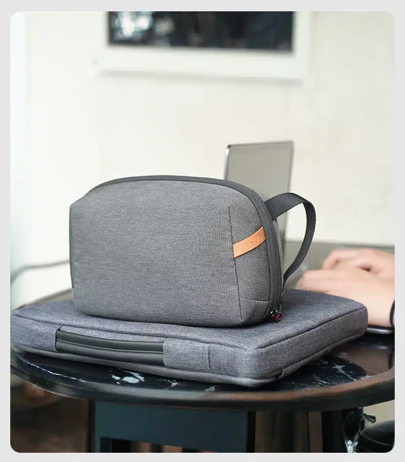 Bolsa organizadora simples e elegante com design em camadas de grande capacidade Yesido - Image 5