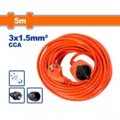Cabo de extensão de 10 m com plugue e conector tipo Schuko Wadfow angola