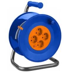 Extensão 4 tomadas Schuko c/ Enrolador (3x 1,5 mm²) - IP20 - 25m