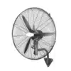 Ventilador de Parede Industrial com Motor CA de Metal Preto